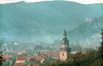 Stadt mit Kirche