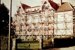 Gemeindehaus eingerüstet