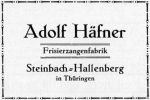 Adolf Haefner - Frisierzangenfabrik