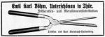 Emil Karl Boehm - Frisiereisen und Metallwarenfabrikation