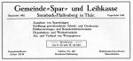 Gemeinde-Spar und Leihkasse